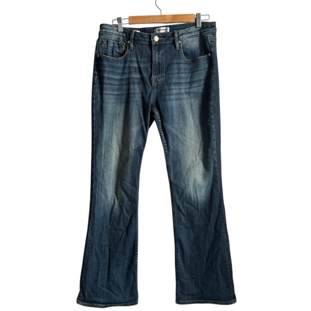 Vigoss Jagger Boot Cut medium wash denim jeans size 32